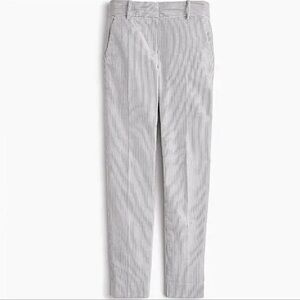 J.Crew Cameron slim crop pant in stretch seersucker